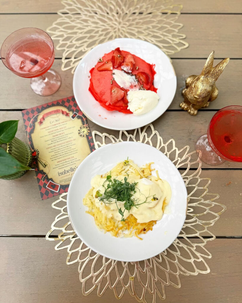 Photo of food at Mad Hatter Brunch at Isabelle's Coconut Grove