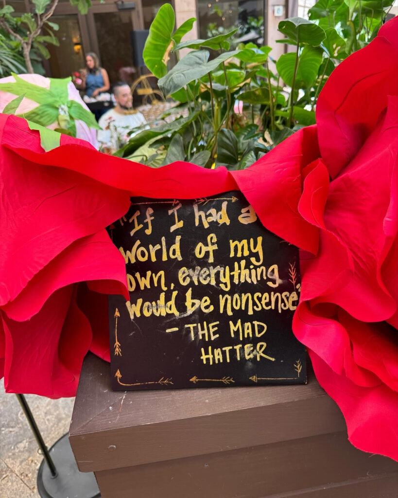 Photo of decor at Mad Hatter Brunch at Isabelle's Coconut Grove