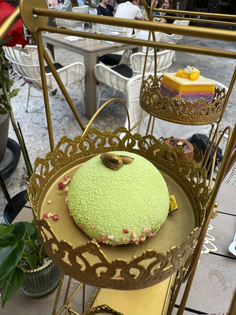 Photo of dessert at Mad Hatter Brunch at Isabelle's Coconut Grove