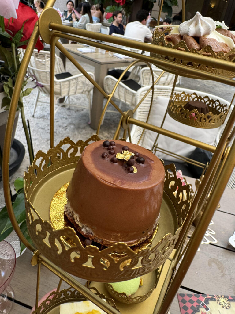 Photo of dessert at Mad Hatter Brunch at Isabelle's Coconut Grove