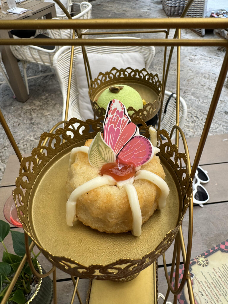 Photo of dessert at Mad Hatter Brunch at Isabelle's Coconut Grove