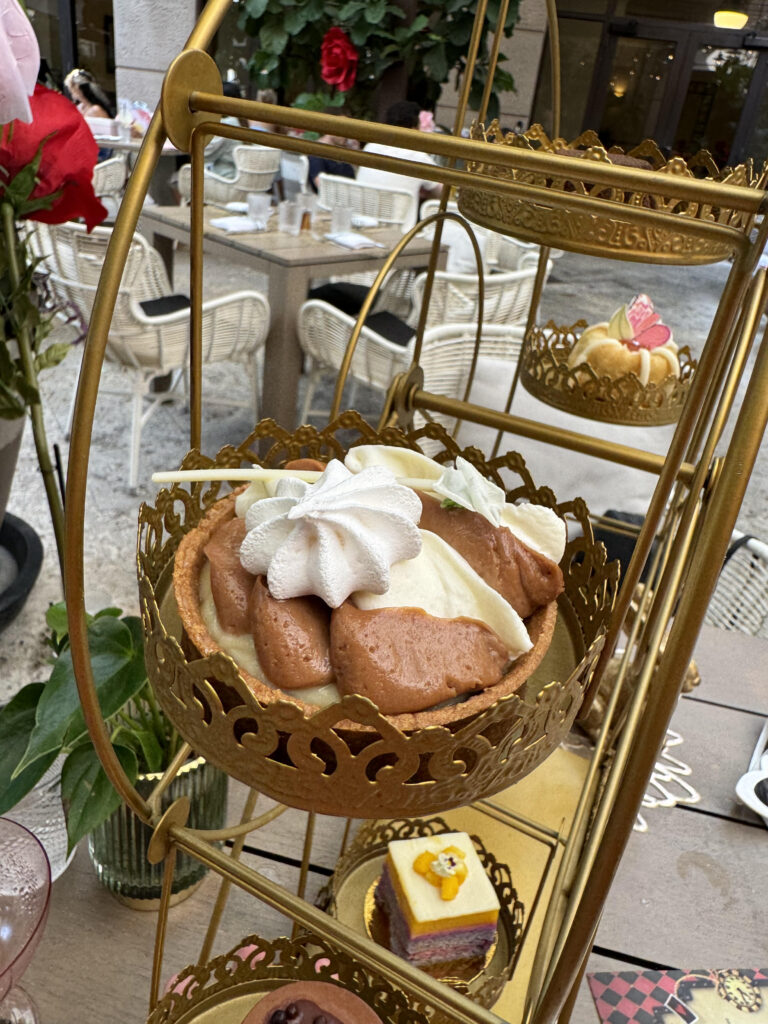 Photo of dessert at Mad Hatter Brunch at Isabelle's Coconut Grove